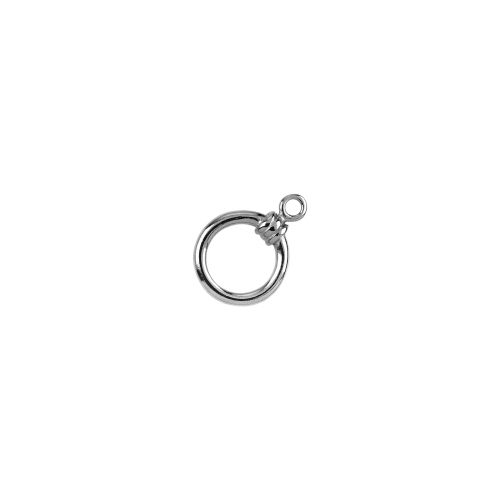 10mm Plain Toggle Clasps   - Sterling Silver