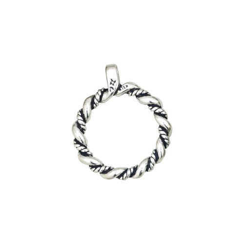 20mm Twisted Toggle Clasps   - Sterling Silver