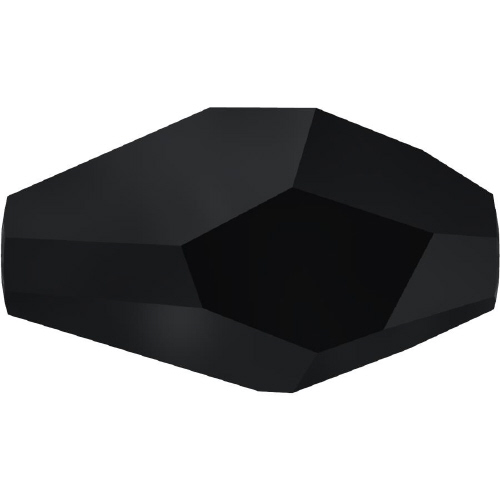 5203 Polygon Bead - 12 x 8mm Swarovski Crystal - JET