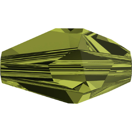 5203 Polygon Bead - 12 x 8mm Swarovski Crystal - OLIVINE