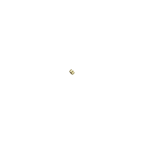 2 x 1mm Crimp Beads -  Gold Fille