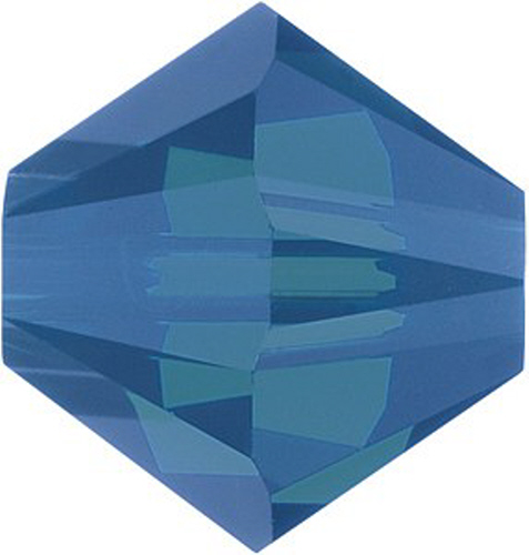 5328 Bicone - 3mm Swarovski Crystal - CARIBEAN BLUE OPAL