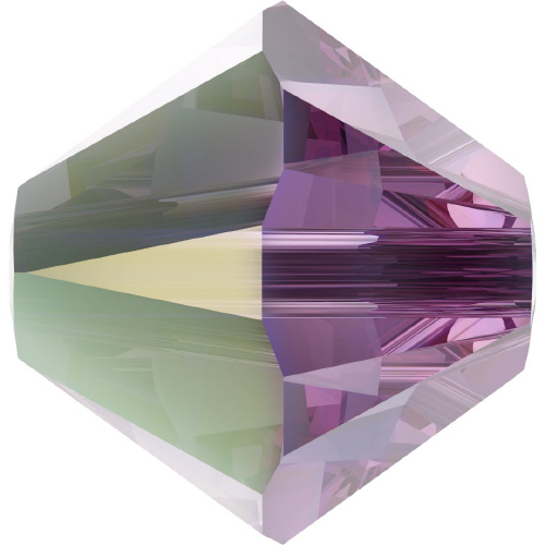 5328 Bicone - 3mm Swarovski Crystal - IRIS-AB