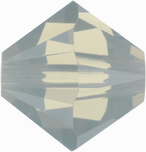 5328 Bicone - 3mm Swarovski Crystal - LIGHT  GREY OPAL
