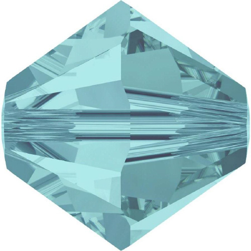 5328 Bicone - 3mm Swarovski Crystal - LIGHT  TURQUOISE