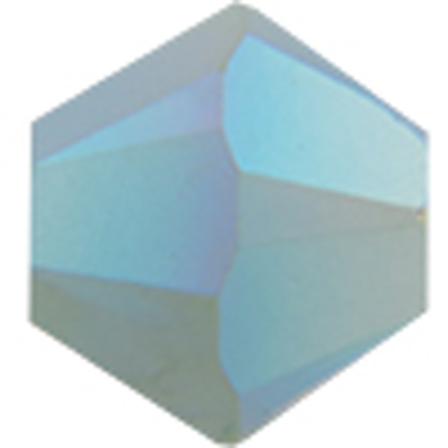 5328 Bicone - 3mm Swarovski Crystal - MINT ALABASTER-AB
