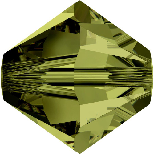 5328 Bicone - 3mm Swarovski Crystal - OLIVINE