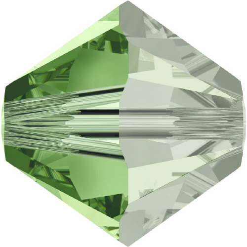 5328 Bicone - 3mm Swarovski Crystal - PERIDOT-SAT