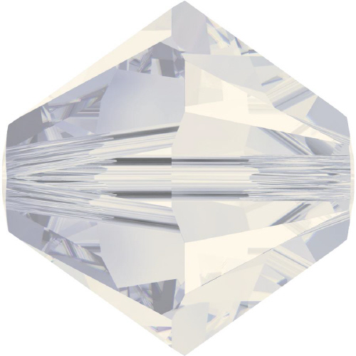 5328 Bicone - 3mm Swarovski Crystal - WHITE OPAL