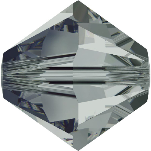 5328 Bicone - 4mm Swarovski Crystal - BLACK DIAMOND