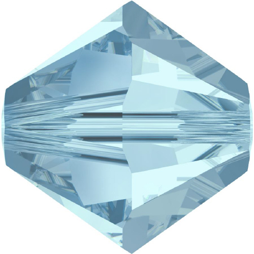 5328 Bicone - 6mm Swarovski Crystal - AQUAMARINE