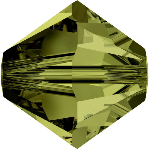 5328 Bicone - 8mm Swarovski Crystal - OLIVINE