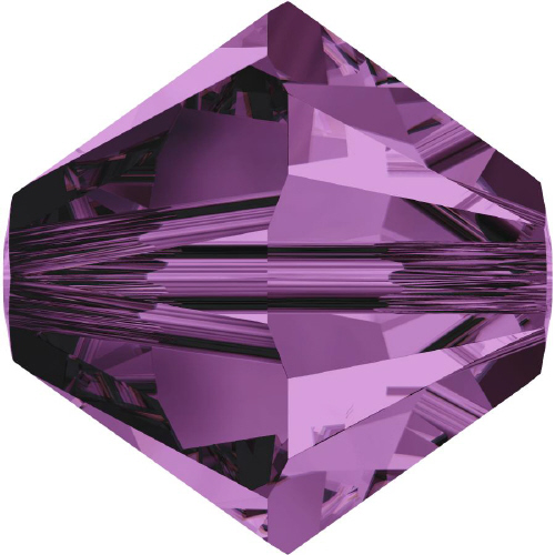5328 Bicone - 10 mm Swarovski Crystal - LIGHT  AMETHYST