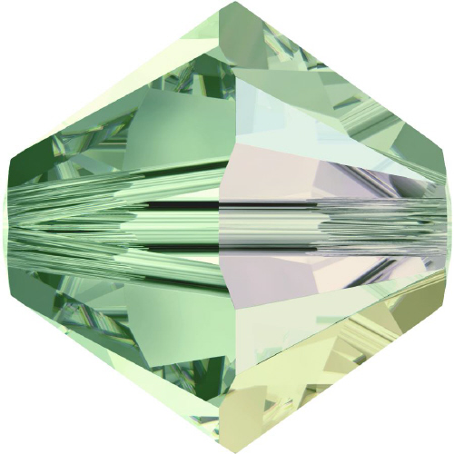 5328 Bicone - 10 mm Swarovski Crystal - CHRYSOLITE-AB