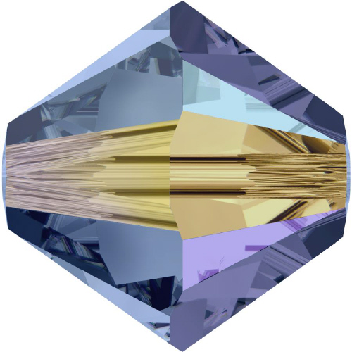 5328 Bicone - 10 mm Swarovski Crystal - MONTANA-AB2X