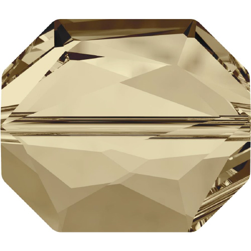 5520 Graphic Bead - 18mm Swarovski Crystal - CRYSTAL GOLDEN SHADOW