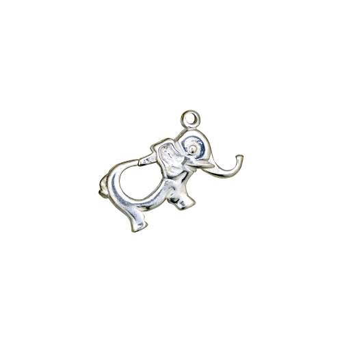 Elephant Clasps   Big   - Sterling Silver