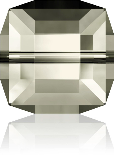 5601 Cube - 4mm Swarovski Crystal - CRYSTAL SILVER SHADE