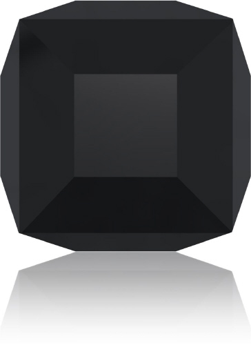 5601 Cube - 4mm Swarovski Crystal - JET