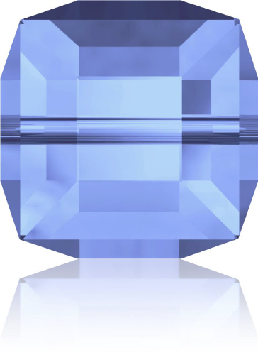 5601 Cube - 4mm Swarovski Crystal - LIGHT SAPPHIRE