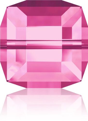 5601 Cube - 8mm Swarovski Crystal - ROSE