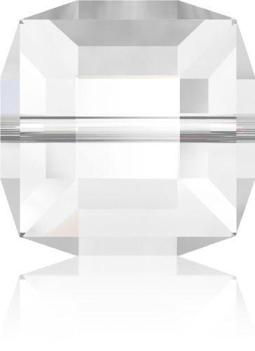 5601 Cube - 10mm Swarovski Crystal - CRYSTAL