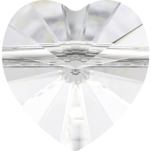 5742 Heart Bead - 10mm Swarovski Crystal - CRYSTAL