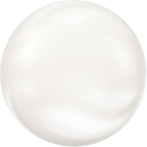 5860- 10mm Swarovski Coin Pearls (50pcs/strand) - WHITE