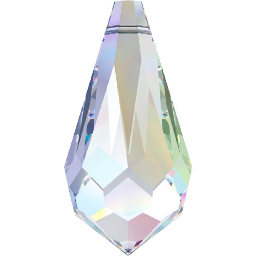 6000 Teardrop Top Hole - 11 x 5.5mm Swarovski Crystal - CRYSTAL AB