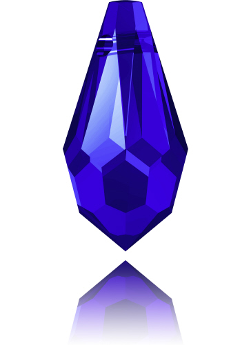 6000 Teardrop Top Hole - 11 x 5.5mm Swarovski Crystal - MAJESTIC BLUE