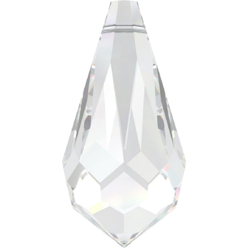 6000 Teardrop Top Hole - 13 x 6.5mm Swarovski Crystal - CRYSTAL