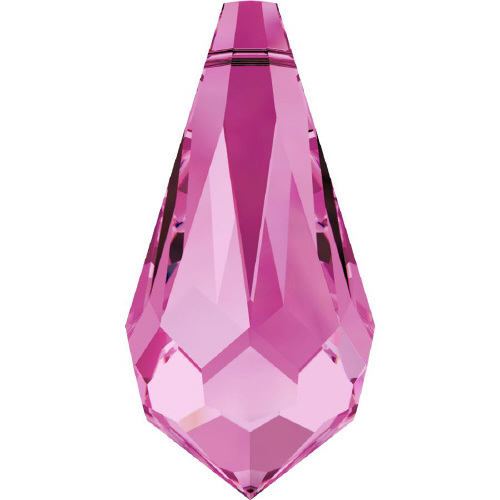 6000 Teardrop Top Hole - 18 x 9mm Swarovski Crystal - ROSE