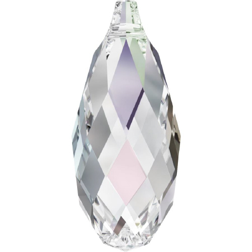 6010 Briolette Pendant - 11 x 5.5mm Swarovski Crystal - CRYSTAL AB