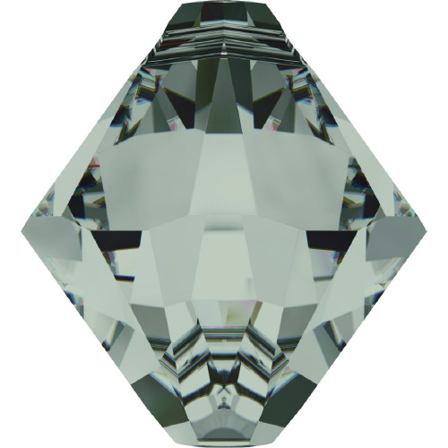 6328 Xilion Bicone Pendant - 6mm Swarovski Crystal - BLACK DIAMOND