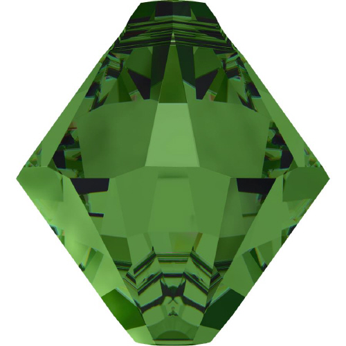 6328 Xilion Bicone Pendant - 6mm Swarovski Crystal - FERN GREEN