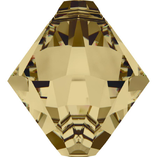 6328 Xilion Bicone Pendant - 6mm Swarovski Crystal - LIGHT COL TOPAZ