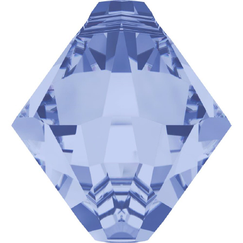 6328 Xilion Bicone Pendant - 6mm Swarovski Crystal - LIGHT SAPPHIRE