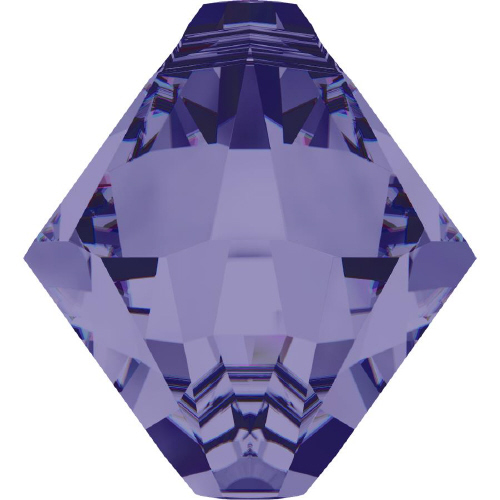 6328 Xilion Bicone Pendant - 6mm Swarovski Crystal - TANZANITE