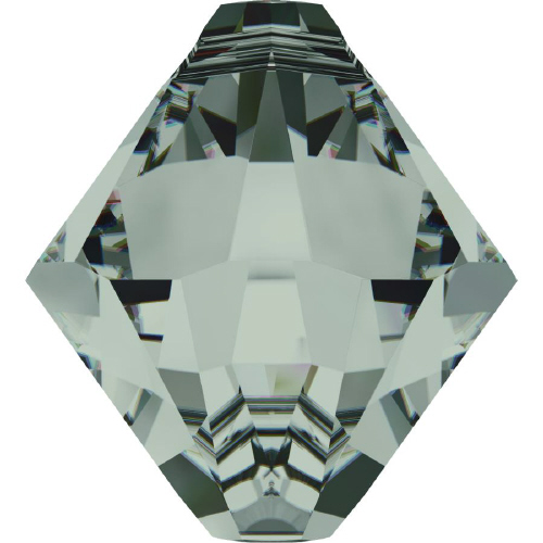 6328 Xilion Bicone Pendant - 8mm Swarovski Crystal - BLACK DIAMOND