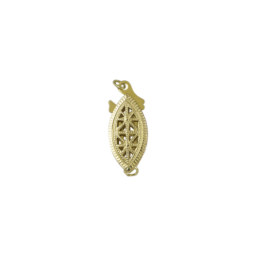 Fishhook Clasp – Filgree/Large -  Gold Filled