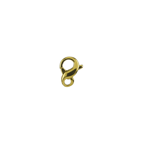 7 x 10mm Figure 8 Clasps   Small   - Sterling Silver Gold Plated
