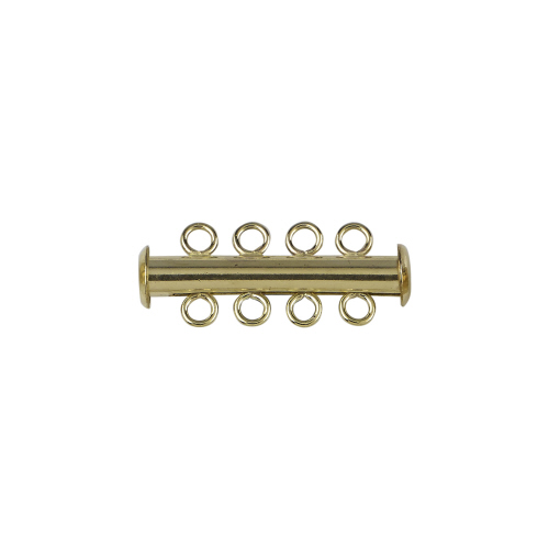 Round Bar Clasp-4strand -  Gold Filled