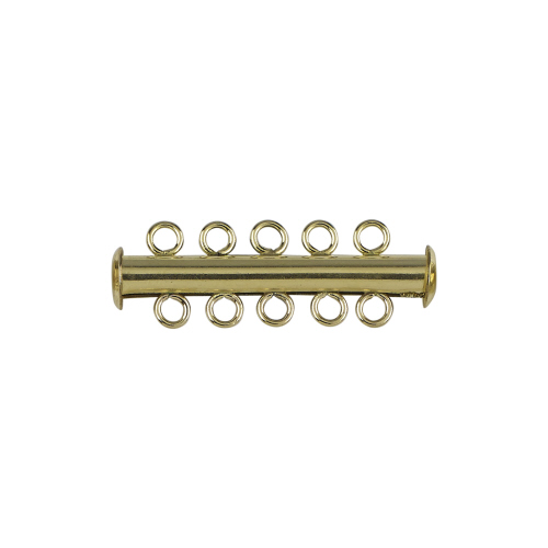 Round Bar Clasp-5 strand -  Gold Filled