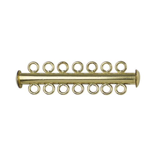 Round Bar Clasp-7 strand -  Gold Filled