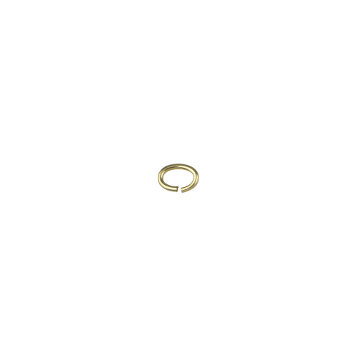 3.5  x 5.3 mm Oval Jump Rings (22 guage)  - 14 Karat Gold