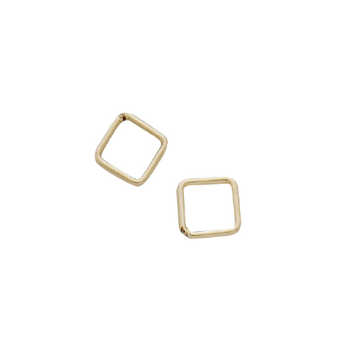 6mm Square Jump Ring - Gold Filled