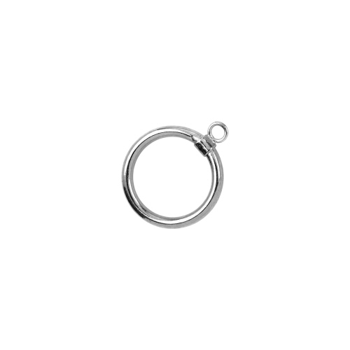 17mm Plain Toggle Clasps   - Sterling Silver