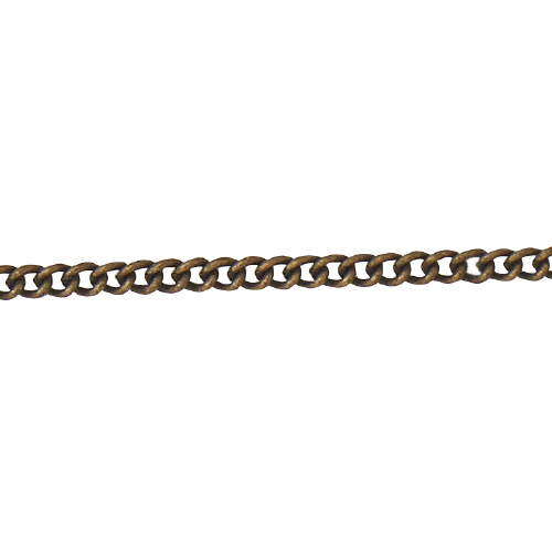 Small Curb Chain - Antique Copper Plated