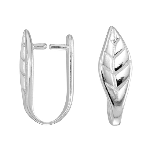 Stone Bails 8.8 x 16.5mm - Sterling Silver