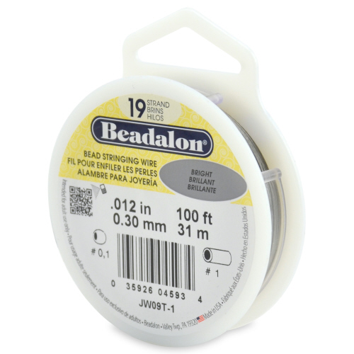 Beadalon 19 strand 0.012 Dia 100 ft